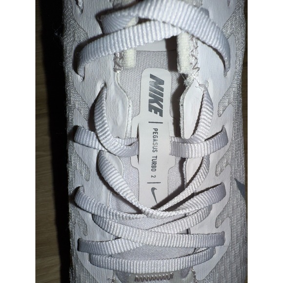 Nike Zoom Pegasus Turbo 2 Women's Running Shoes White, Pink, Orange Size 9 - Picture 7 of 13